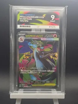 Pokemon TCG Mega Charizard X Ex Secret Rare #109 Ace 9 - Image 1