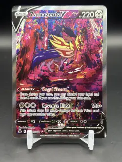 Zamazenta V - GG54/GG70 - Pokemon Crown Zenith Galarian Gallery Ultra Card NM - Image 1