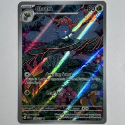 Pokemon TCG Gloom 198/197 SV03 Obsidian Flames Illustration Rare Full Art Holo - Image 1