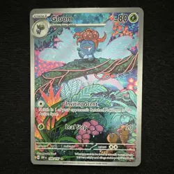 Pokemon TCG Gloom 198/197 Sv03: Obsidian Flames Illustration Rare Holo English - Image 1