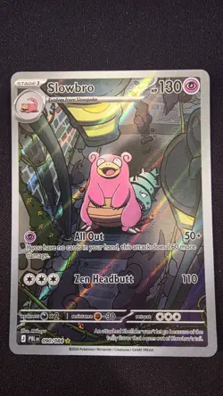 Slowbro IR Illustration Rare 090/084 Pitch Black Pokemon English - Image 1