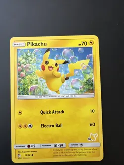 Pikachu - (#2 Pikachu Stamped) 019/068 Battle Academy Regular - Image 1