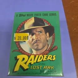 1981 Topps Indiana Jones Raiders Lost Ark Complete Set (#1-88) - Factory Sealed - Image 1