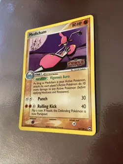 Medicham 34/108 Power Keepers Reverse Holo Pokemon Trading Card Game Stamped - Image 2
