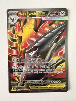 Mega Excadrill Ex 103/84 Ultra Rare Holo Card - Pokemon Pitch Black Near Mint - Image 1