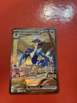 POKEMON CARD QUAQUAVAL EX FULL ART EVOLUZIONI A PALDEA 260/193 ENG NM - Image 1