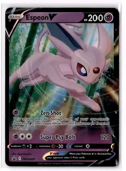 Espeon V SWSH201 SWSH: Sword & Shield Promo Cards SWSD Holo NM - Image 1