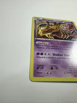 Giratina XY184 XY Cosmo Holo Promo Black Star Near Mint Pokemon Card - Image 2