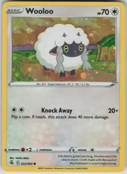 Wooloo - (Cosmos Holo) Holo Promo Miscellaneous Cards & Products 222/264 LP - Image 1