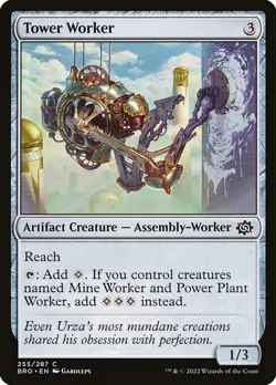 1x Tower Worker NM Eng MTG - The Brothers' War - Image 1