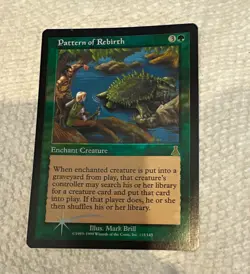 Wizards of the Coast Magic: The Gathering Pattern of Rebirth Foil English #115 - Image 1