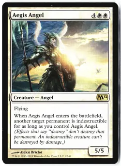Aegis Angel 1 Rare Magic: The Gathering Foil Near Mint - Image 1