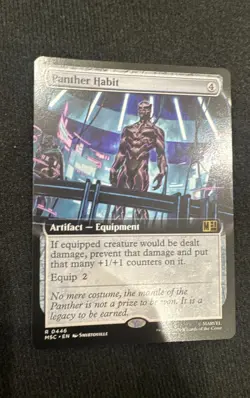 Panther Habit (Extended Art) Commander: Marvel Super Heroes Foil - Image 1