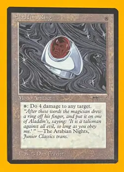 MTG ALADDIN'S RING Arabian Nights (OldManMTG 014-138) - Image 1
