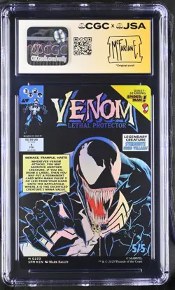 Magic The Gathering Eddie Brock Venom Lethal Protector Signed by Todd McFarlane - Image 2