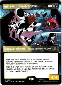MTG THE SPOT, LIVING PORTAL (BORDERLESS) MARVEL'S SPIDER-MAN 231 NM - Image 1
