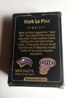 mtg 1999 world champions Tokyo August 1999 Mark Le Pine deck - Image 5
