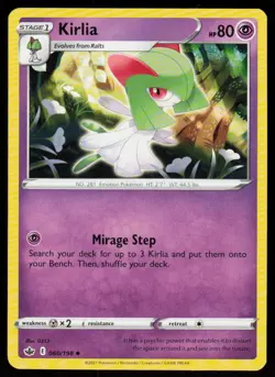 Kirlia 060/198 Uncommon Chilling Reign Pokemon Near Mint - Image 1