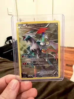 POKEMON 2015 WHITE KYUREM XY81 FULL ART BLACK STAR PROMO ULTRA RARE HOLO - Image 2