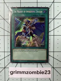 Yugioh! LP The Melody of Awakening Dragon - LCKC-EN028 - Secret Rare - 1st Editi - Image 1