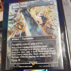 MTG Final Fantasy English Buster Sword Borderless 0351 Non-Foil - Image 5