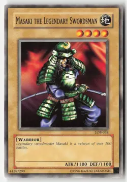 Masaki the Legendary Swordsman LOB-038 Unlimited Common MP - Image 1