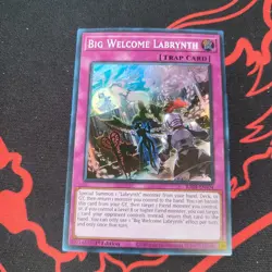 Big Welcome Labrynth RA04-EN104 Quarter Century Stampede Yu-Gi-Oh 1st Edition NM - Image 1
