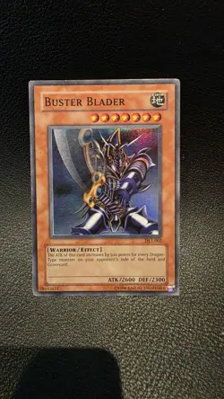 Buster Blader DL1-002 Super Rare Duelist League Promo Yu-Gi-Oh Limited MP - Image 1