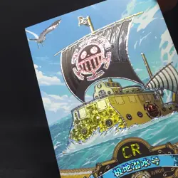 One Piece Polar Tang CR NO1. CR-03 Holo Foil Rare Card Trafalgar Boat Submarine - Image 2