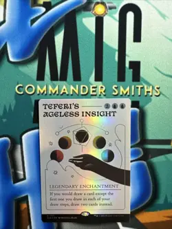 Teferi's Ageless Insight ✨ Borderless FOIL ✨ MTG NM Near Mint Secret Lair (1721) - Image 1