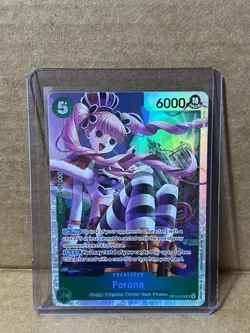 Perona OP14-033 SR The Azure Sea's Seven One Piece TCG NM-MT - Image 1