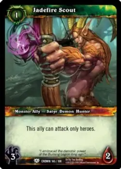 Jadefire Scout - Crown of the Heavens - World of Warcraft TCG - Image 1