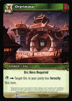 Orgrimmar - Blood Of Gladiators - World of Warcraft TCG - Image 1