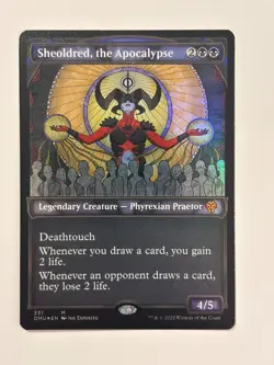 Sheoldred, the Apocalypse FOIL Etched Dominaria United MTG Magic the Gathering - Image 1
