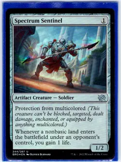 Spectrum Sentinel 244 UC The Brothers' War MTG Foil NM/M - Image 1