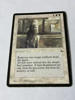 MTG 1994 Magic The Gathering Revised Edition Vintage The Dark Dust to Dust M35 - Image 1