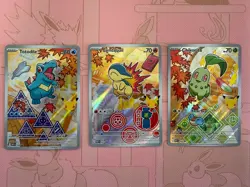 Pokemon TCG First Partner Illustration Collection Series 2 Johto Gen 2 Set - Image 1