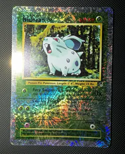 Pokemon TCG Nidoran F Legendary Collection Reverse Holo Common 82/110 English - Image 1