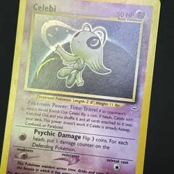 2001 Pokemon Neo Revelation Celebi Holo 3/64 Vintage WOTC Rare - Image 2