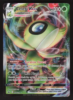 Celebi VMAX 008/198 Pokemon TCG SWSH06: Chilling Reign NM - Image 1