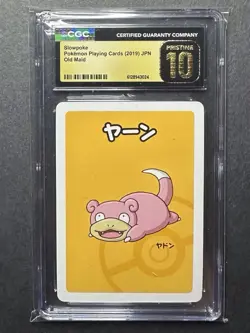 CGC Pristine 10 Pokemon Slowpoke Playing Card 2019 JPN Old Maid Japanese G238 - Image 1