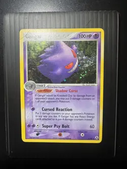 Pokemon Gengar TCG Card 5/92 EX Legend Maker Holo Rare NM-LP SWIRL - Image 2