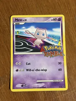 Pokemon Rumble Mew 10/16 Moderately Played - Image 1