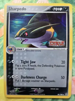 Sharpedo - EX16: Power Keepers (38/108) Reverse Holo Uncommon Pokemon Card MP - Image 1