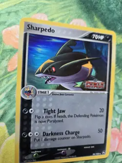 Sharpedo - EX16: Power Keepers (38/108) Reverse Holo Uncommon Pokemon Card MP - Image 3