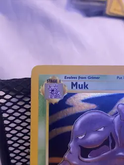 Pokemon TCG Muk Fossil 13 Holo Unlimited Holo Rare - Image 2