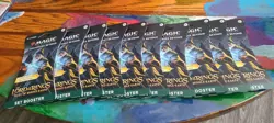 MTG The Lord of the Rings: Tales of Middle-Earth Sleeved Set Booster 10 pack lot - Image 2