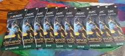 MTG The Lord of the Rings: Tales of Middle-Earth Sleeved Set Booster 10 pack lot - Image 3