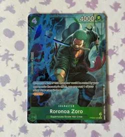 Roronoa Zoro One Piece PRB02-006 Rare Alt Art Foil EN 4000 4C - Image 1
