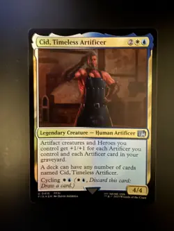 MTG Final Fantasy English Cid, Timeless Artificer 0416 Foil - Image 1